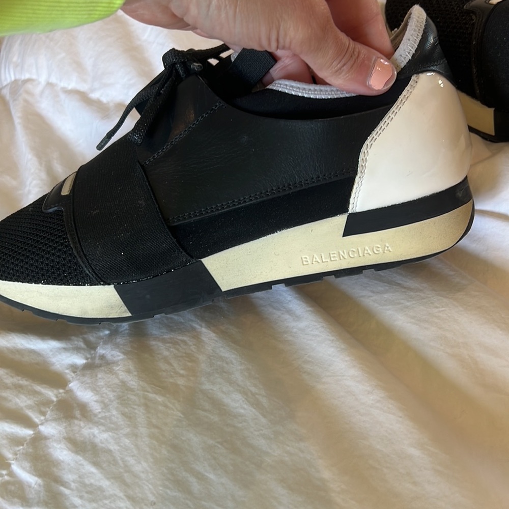 BALENCIAGA WOMENS RACE RUNNERS BLACK - Picture 9 of 9